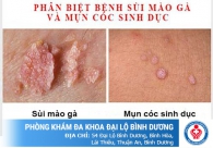 Nổi mụn bộ phận sinh dục là biểu hiện của những bệnh gì