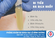 Giải mã hiện tượng tiểu ra dịch nhầy cùng bác sĩ
