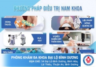 Địa chỉ khám bệnh nam khoa tại Bình Dương