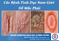 Các Bệnh Tình Dục Nam Giới Dễ Mắc Phải