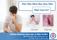 Đứt dây hãm bao quy đầu phải làm gì?