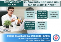 Địa chỉ kiểm tra sức khỏe sinh sản cho cả nam và nữ
