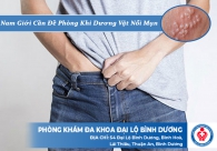 Nam giới cần đề phòng khi dương vật nổi mụn