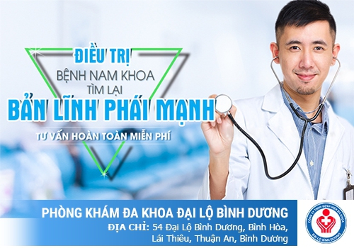 Phòng khám chuyên nam khoa chất lượng cao tại Bình Dương