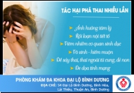 Phá thai nhiều lần có ảnh hưởng gì không