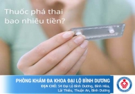 Phá thai bằng thuốc viên bao nhiêu tiền