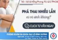 Phá thai nhiều lần có gây vô sinh không