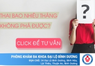 Thai bao nhiêu tháng thì không phá được