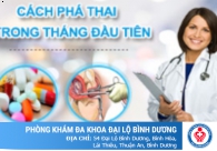 Cách phá thai trong tháng đầu tiên