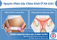 Nguyên nhân gây chậm kinh ở nữ giới