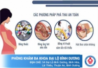 Phá thai 1 tháng tuổi tại nhà