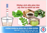 Loại thức uống nào có thể phá thai