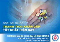 Thuốc phá thai khẩn cấp