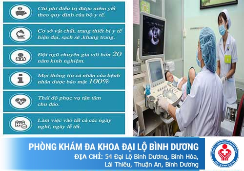 Chi phí khám chữa bệnh được niêm yết công khai, minh bạch tại Phòng Khám Đa Khoa Đại Lộ Bình Dương 