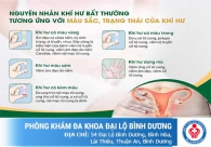 Bệnh khí hư và các dấu hiệu nhận biết