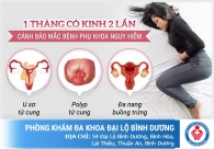 Vì sao chị em có kinh nhiều lần trong tháng
