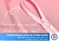 Cửa mình giãn rộng sau sinh - Làm thế nào để khắc phục?