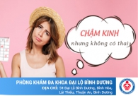 Nguyên nhân chậm kinh mà không có thai