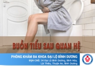 Buồn tiểu sau khi quan hệ ở nữ chữa như thế nào?