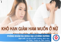 Khô hạn giảm ham muốn ở nữ điều trị như thế nào?