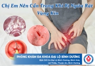 Chị em nên cẩn trọng khi bị ngứa rát vùng kín