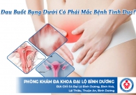 Đau buốt bụng dưới có phải mắc bệnh tình dục?