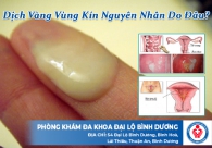 Dịch vàng vùng kín nguyên nhân và cách khắc phục