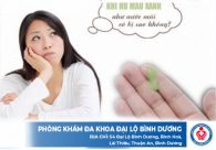 Ra khí hư màu xanh không mùi không ngứa