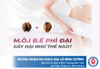 Hình ảnh môi bé phì đại gây ảnh hưởng thẩm mỹ và sinh hoạt