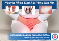 Đau rát vùng kín nữ và cách điều trị hiệu quả