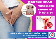 Tiểu nhiều lần không hết ở nữ giới