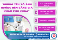 Chi phí khám phụ khoa giá cả an toàn hợp lý bảng giá khám phụ khoa 2025
