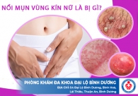 Nổi mụn vùng kín nữ là bị gì?