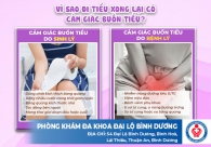 Vì sao đi tiểu xong lại có cảm giác buồn tiểu?