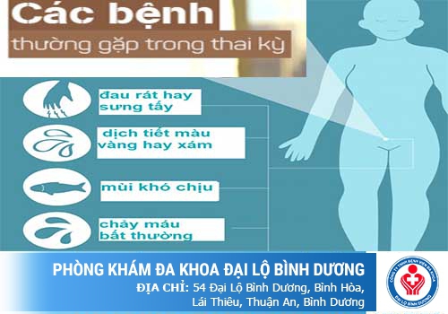Các bệnh dễ mắc phải trong quá trình mang thai